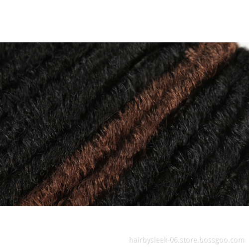 Noble 12 inch Dread lock Crochet braids hair wholesale synthetic crochet extension for black women faux locs hair